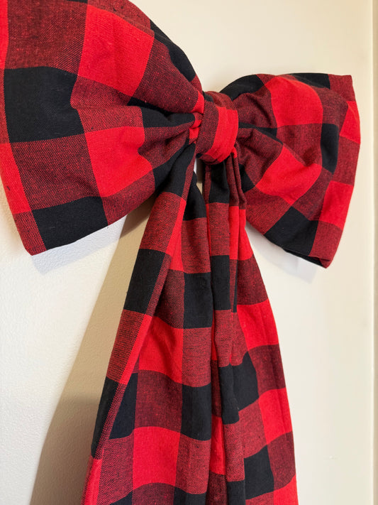 Lumberjack Plaid Bow