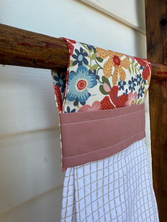 Boho Floral- Hanging Towel