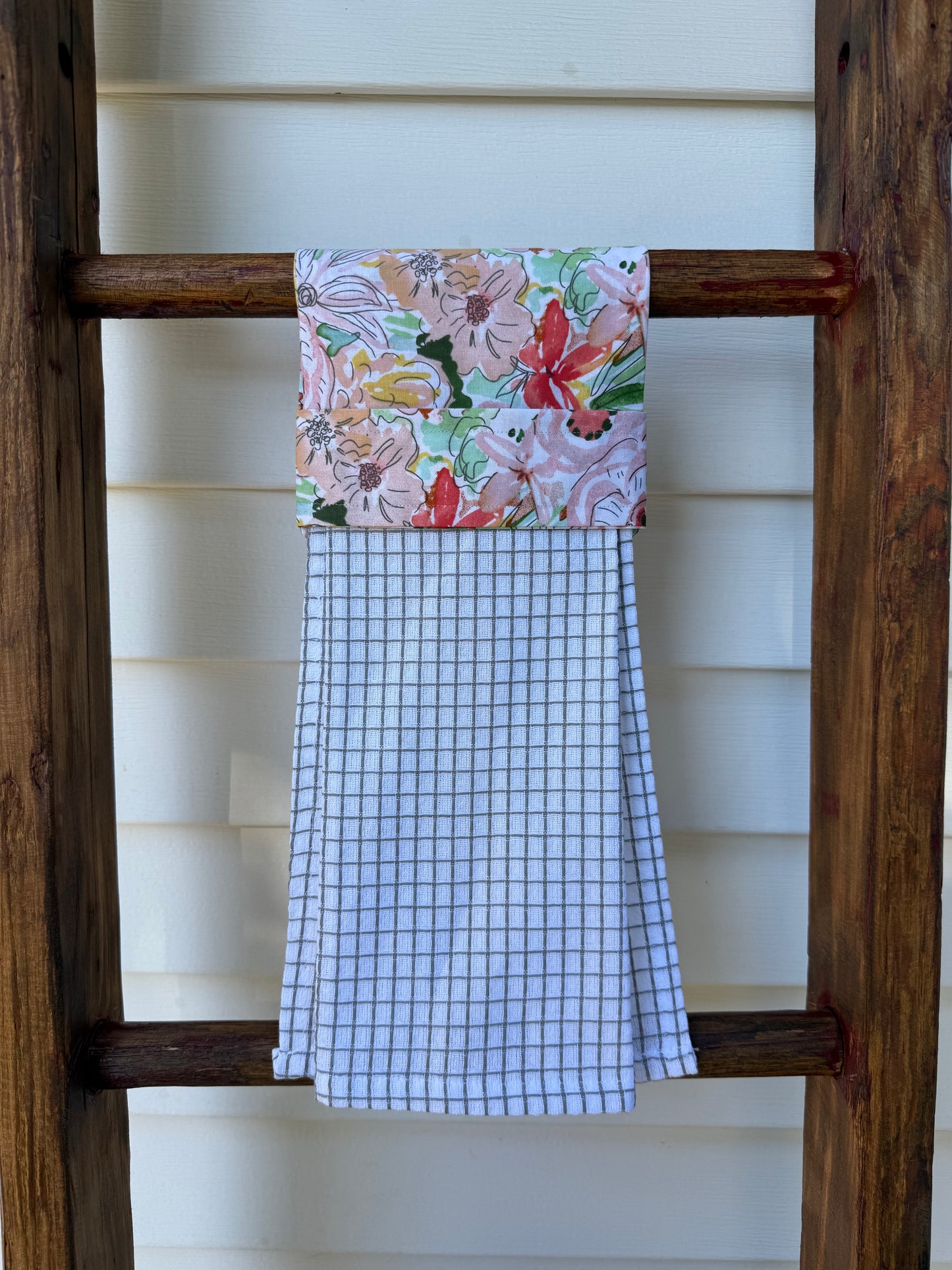 Modern Floral- Hanging Towel