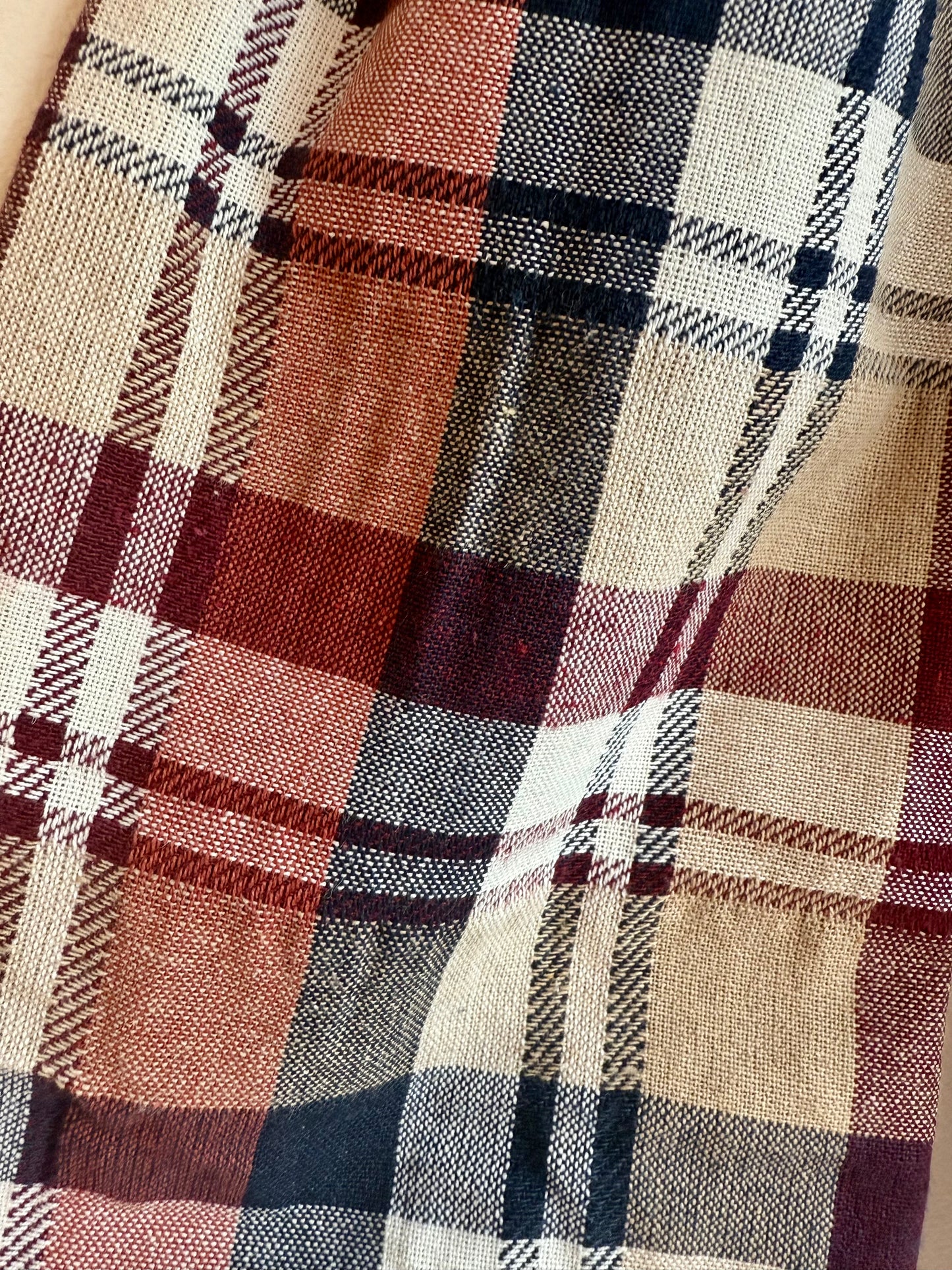 Maple & Navy Hanging Bow