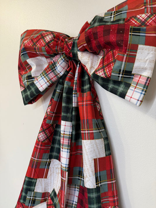 Holiday Patchwork Bow