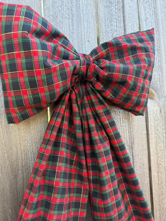Holiday Tartan Bow