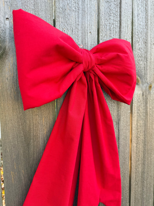 Classic Holiday Red Bow