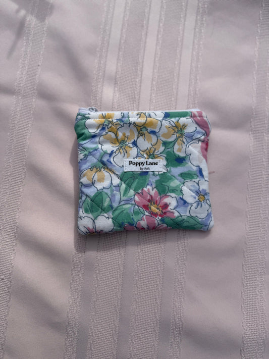 Bright Spring Floral Pouch