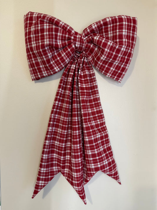 Winterberry Plaid Bow