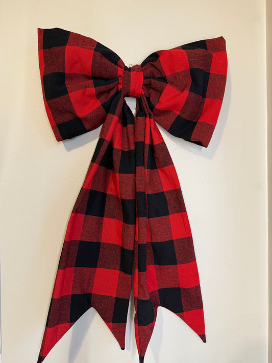 Lumberjack Plaid Bow