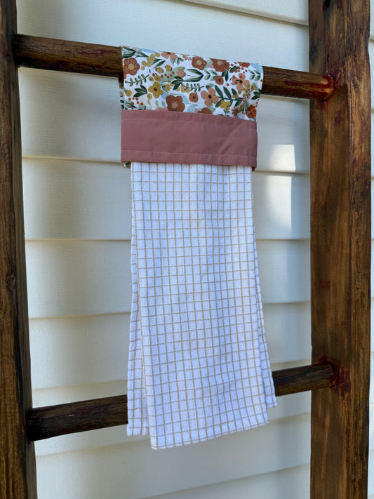 Rustic Florals- Hanging Towel