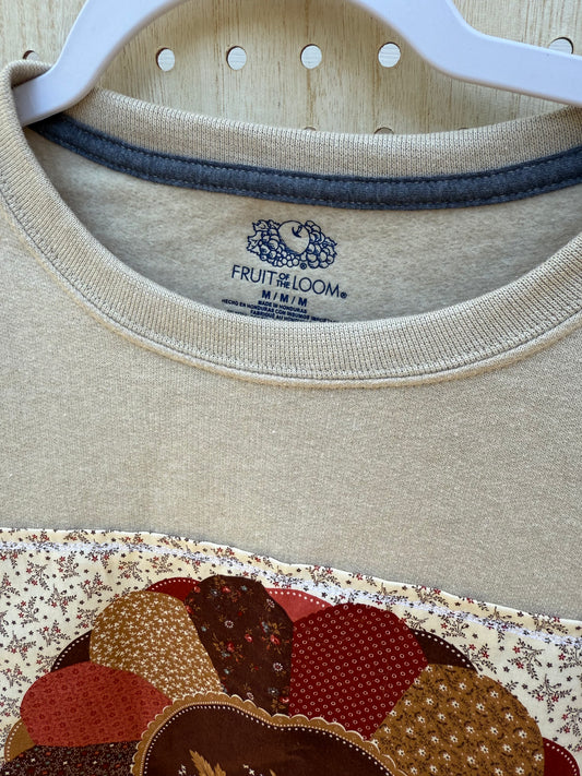 Rosewood Quilt Crewneck (Medium)