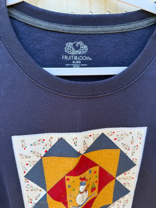 The Frosted Stitch Crewneck (Extra Large)