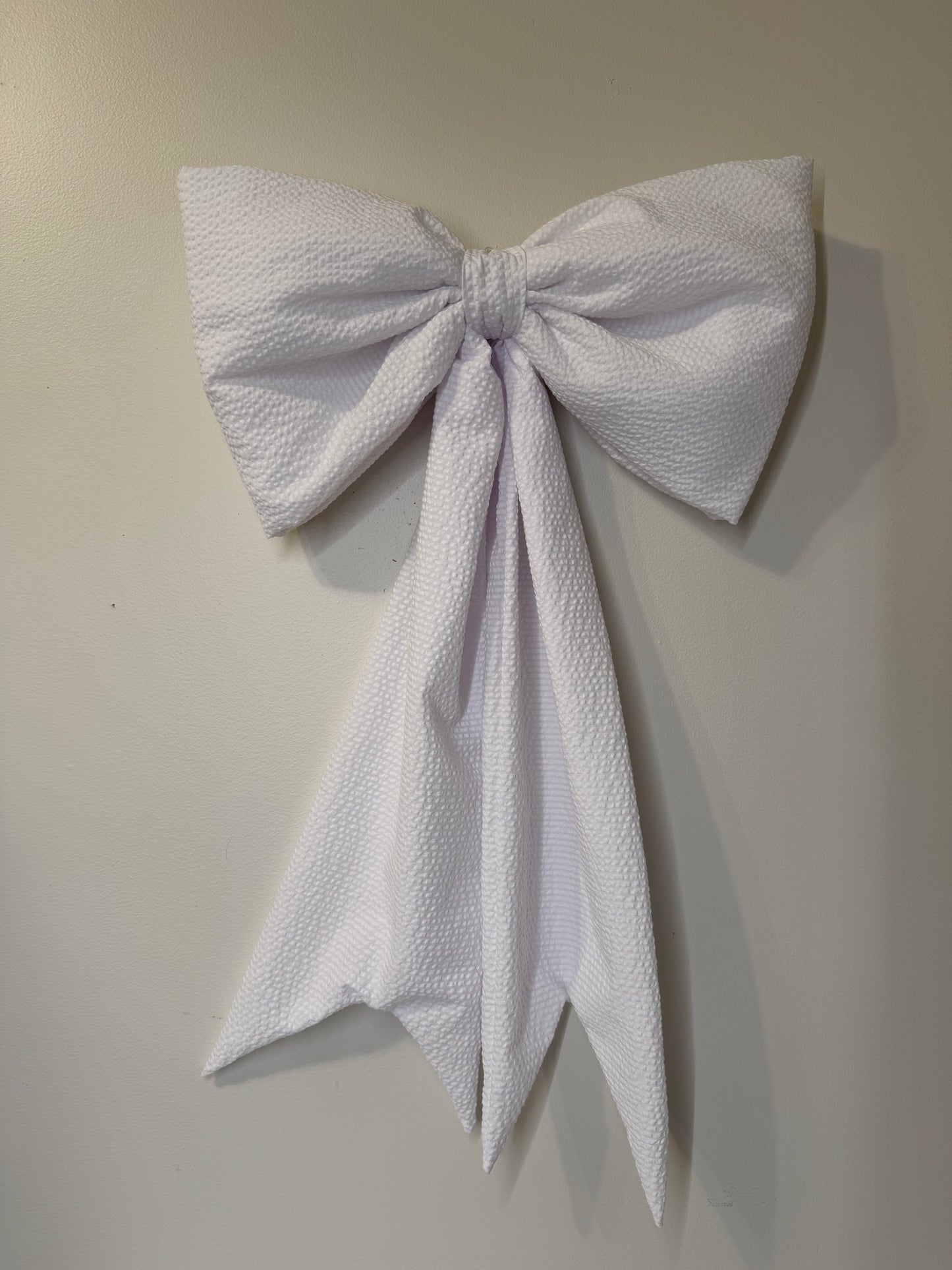 Frosted Linen Bow
