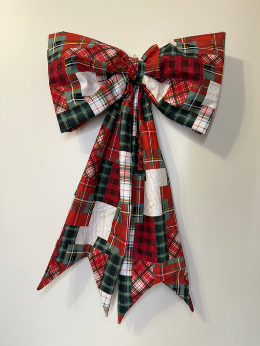 Holiday Patchwork Bow