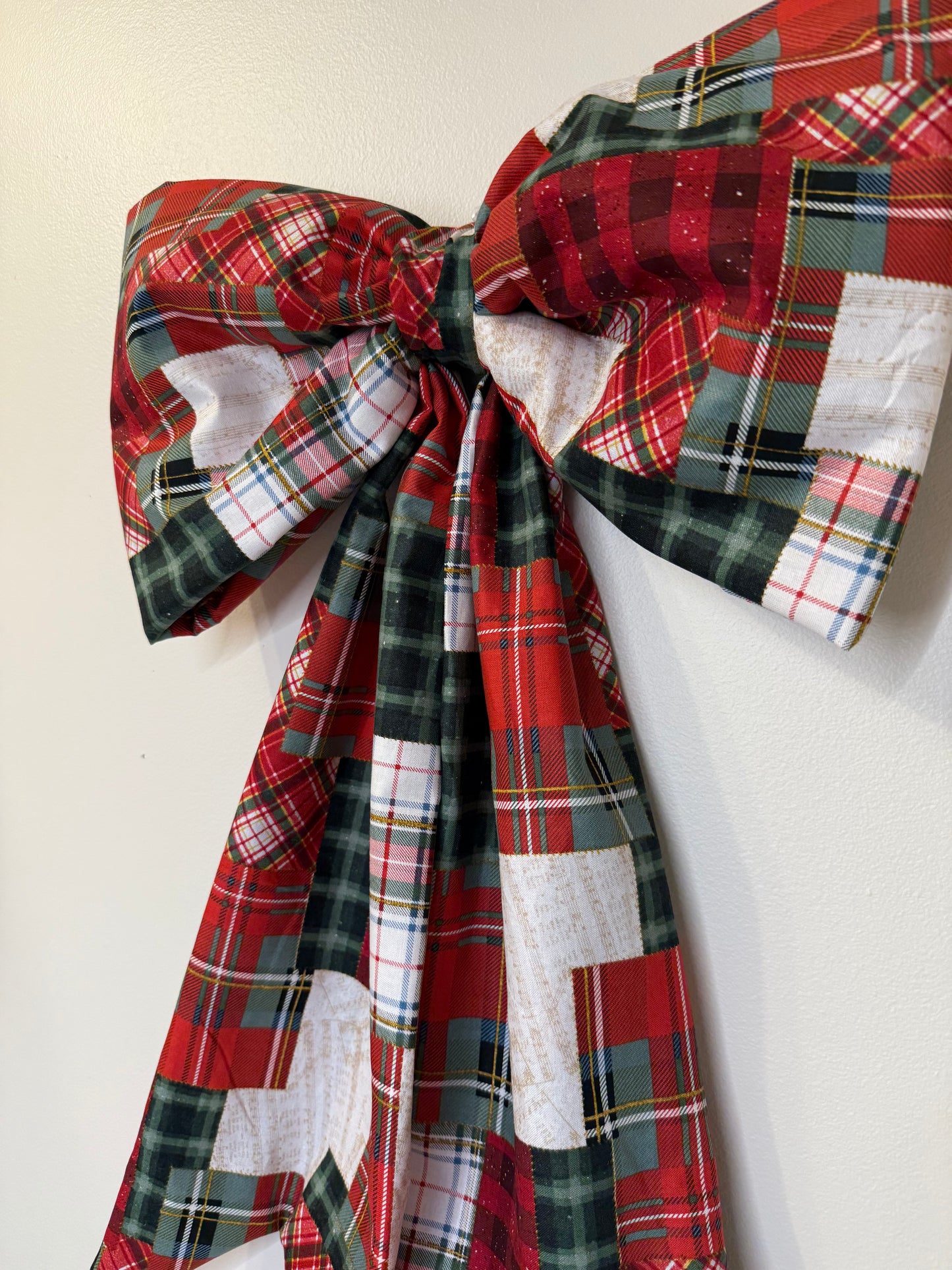 Holiday Patchwork Bow