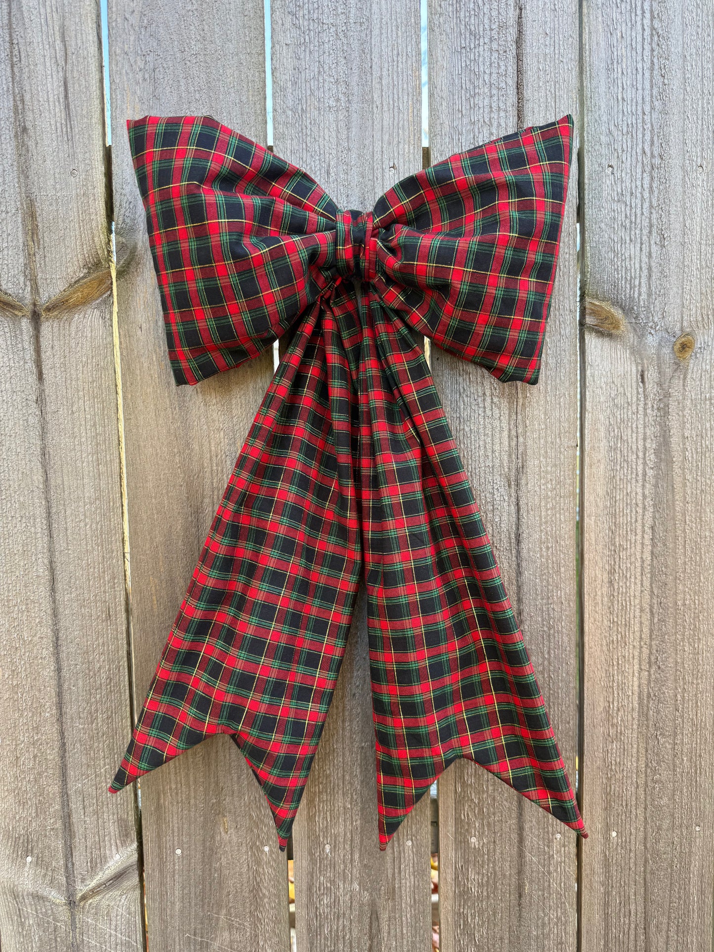 Holiday Tartan Bow