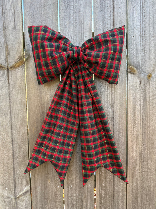 Holiday Tartan Bow