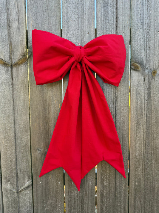 Classic Holiday Red Bow