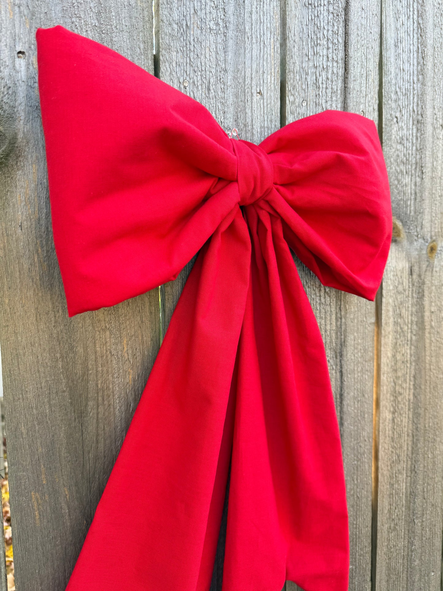 Classic Holiday Red Bow