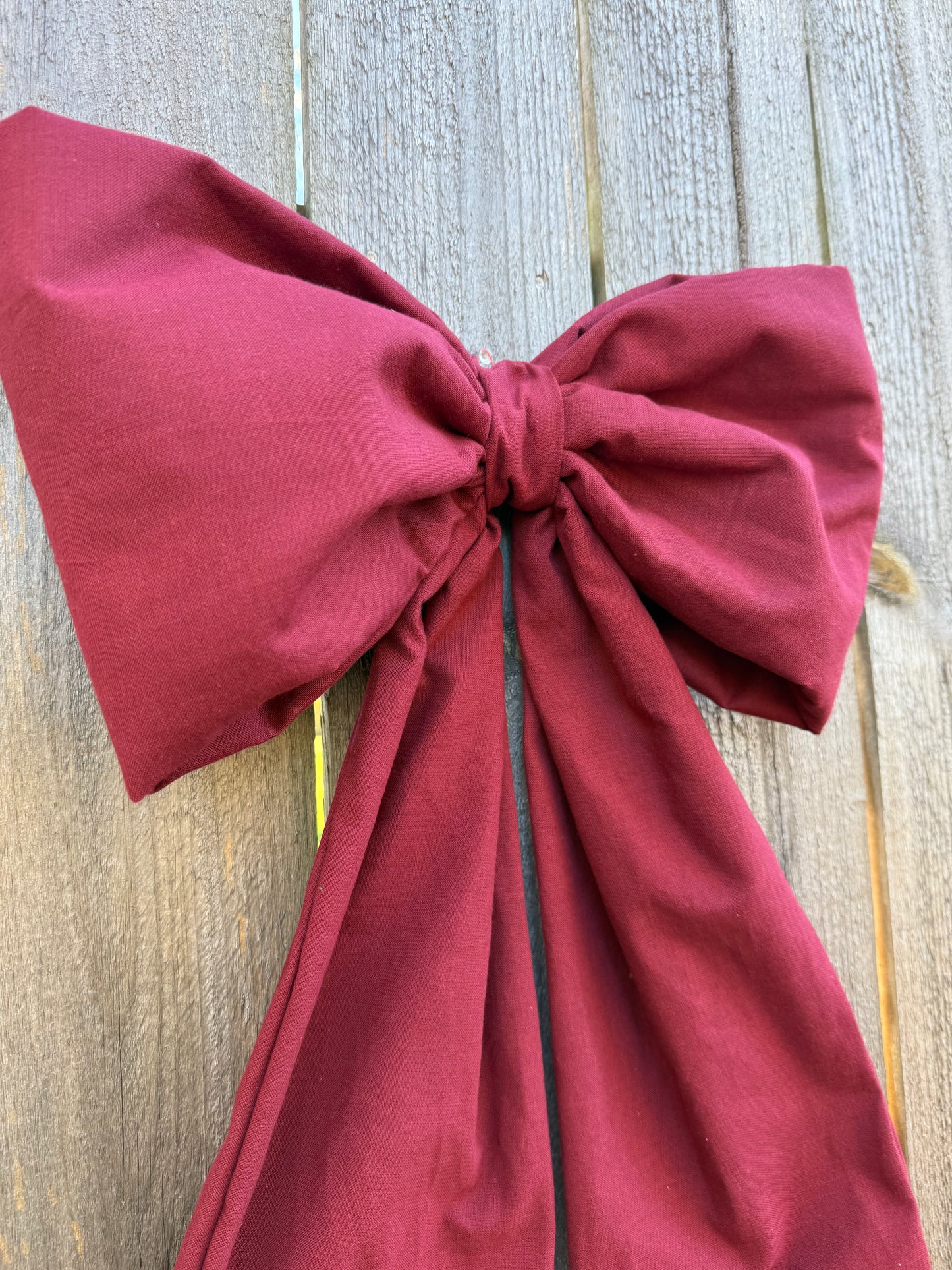 Mulberry Maroon Bow